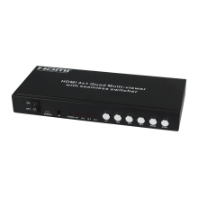 Multivisualizador cuádruple HDMI 4X1 con conmutador sin interrupciones
